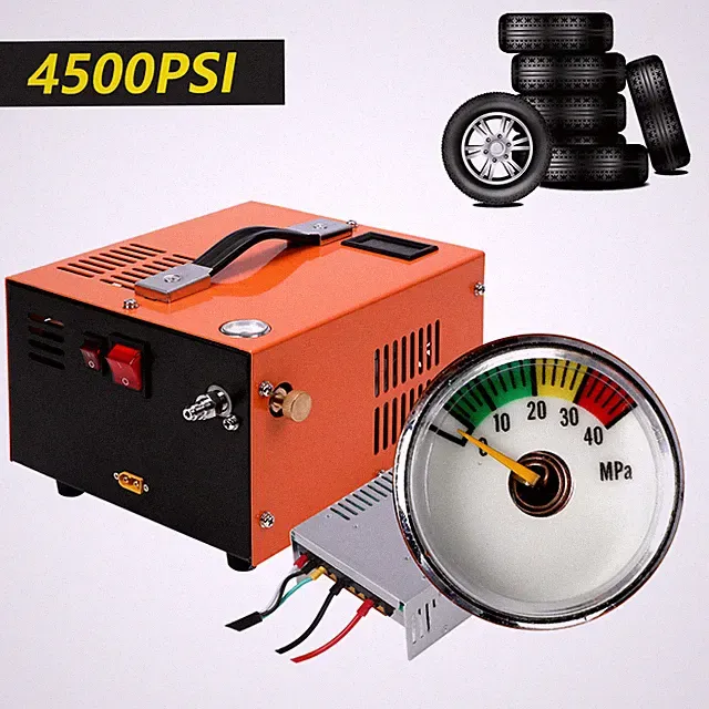 12V PCP Air Compressor With Transformer For 300bar Air Rifle Filling Tank. New