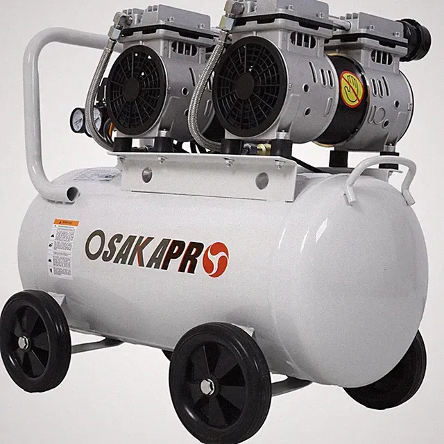 2.5 HP Silent Portable Electric Air Compressor with Automatic Drain Valve