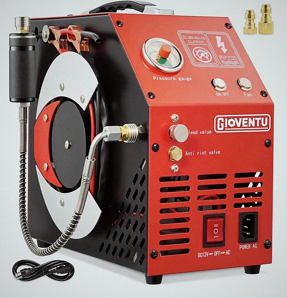 4500PSI PCP Air Compressor 350W Portable Auto Shut-Off Oil-Free (Upgraded 2.0)