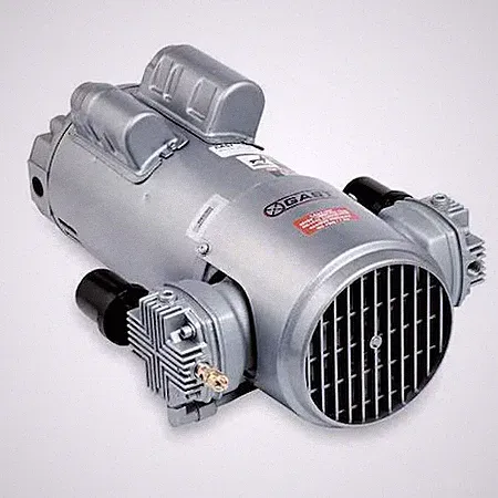 Gast 6Hca-12-M616nex Piston Air Compressor, 1Hp, 115/230V, 1Ph