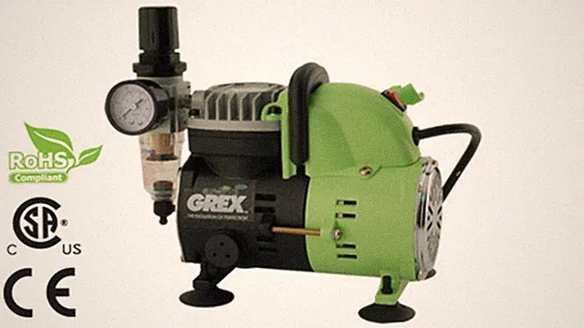 Grex 1/8 HP Portable Piston Compressor (120V) - AC1810-A