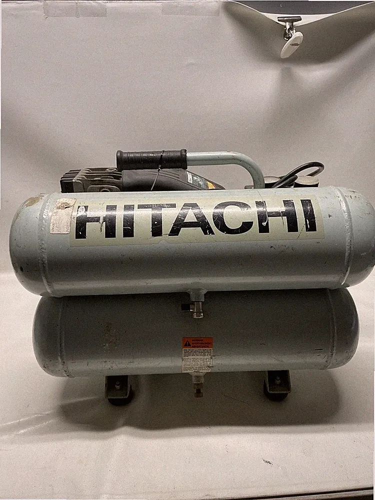 Hitachi 4-Gallon Portable Electric Twin Stack Air Compressor