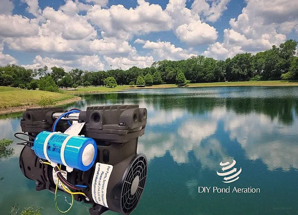 NEW 1/2 HP Pond & Lake Aeration Air Pump Compressor +fan guards 3.9cfm 72+PSI