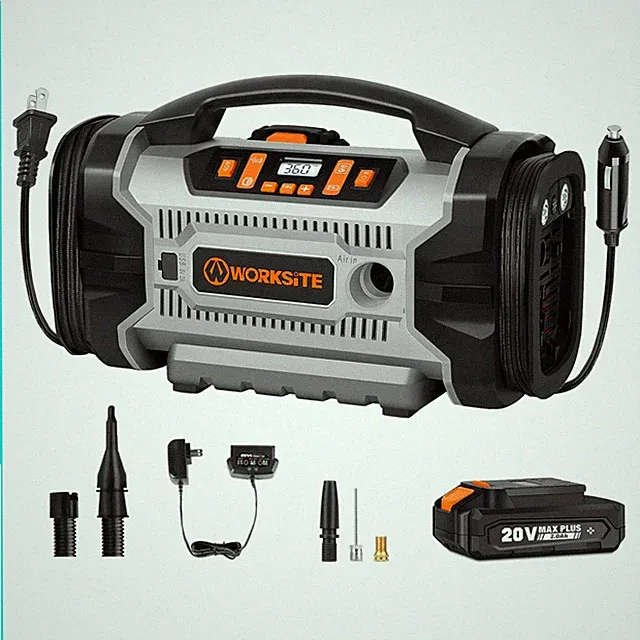 Tire Inflator Air compressor Portable, 160 PSI Car Air Pump with Multi Power...