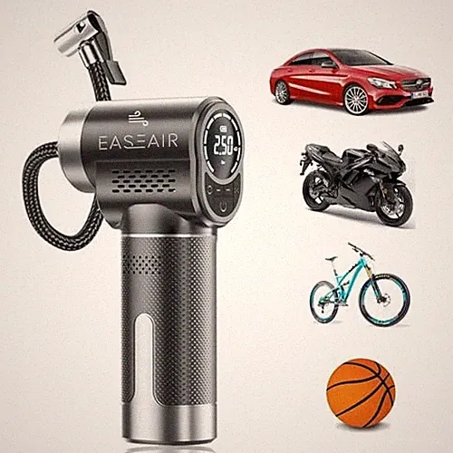 Tire Inflator Portable Air Compressor, 150PSI Portable Air Pump for Car Tires
