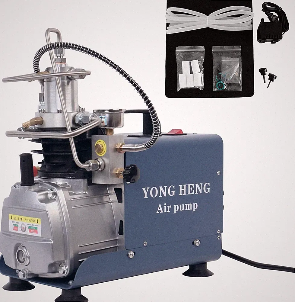 Yong Heng PCP Air Compressor 30Mpa/4500Psi Manual-Stop High Pressure Airgun Pump